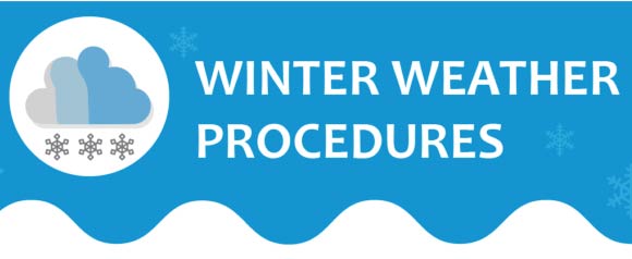 Winter weather procedures